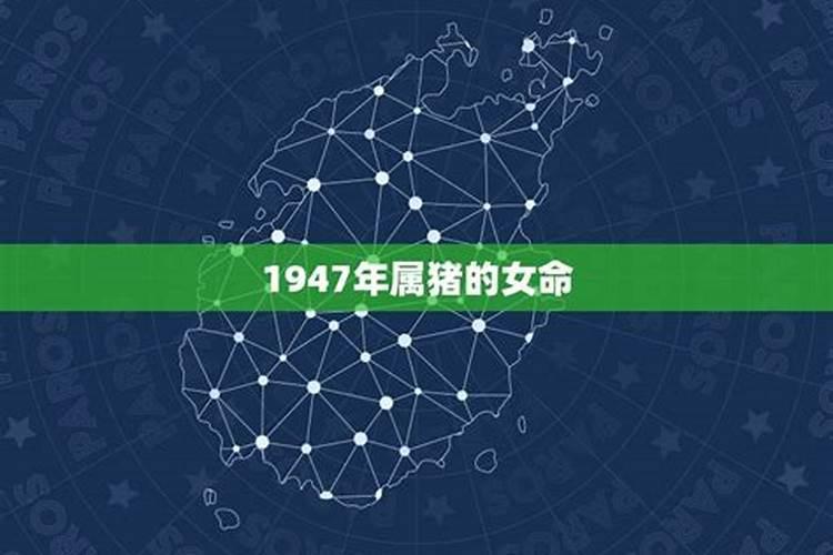 1947年属猪女2021年全年运势