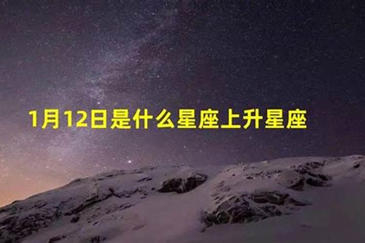 1月12什么星座