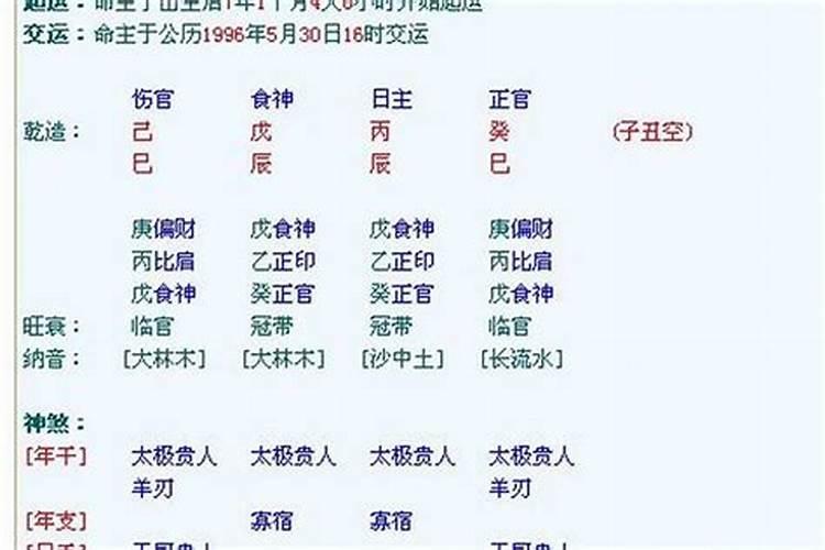 八字断流年生死秘诀大全