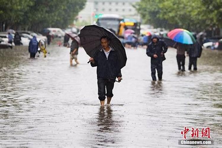 梦见道路被水淹没