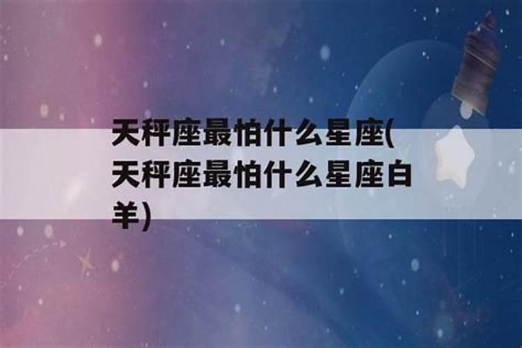 天蝎座最怕什么星座