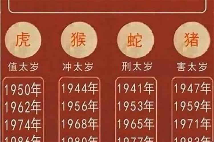 蛇年什么生肖犯太岁呢