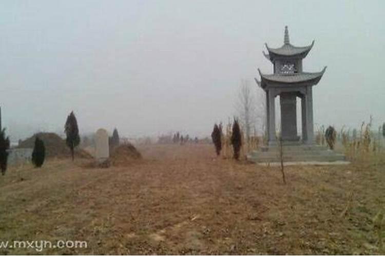 梦到坟地下雨什么意思