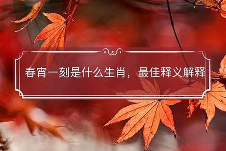 春指什么生肖