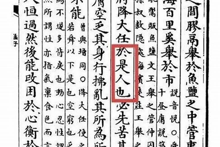 天降大任于身上是什么生肖