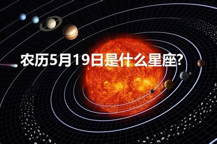 农历5月19日是什么星座