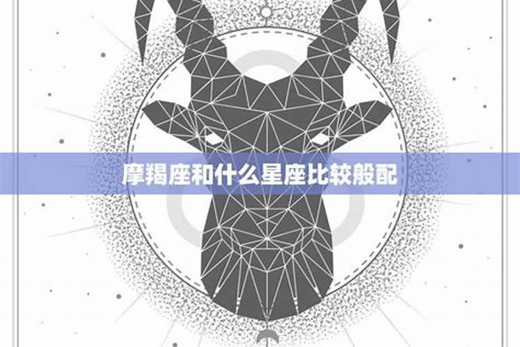 摩羯座和什么星座