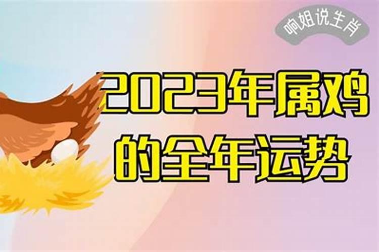 2023年鸡人运势及运程，2023年犯太岁的生肖鸡