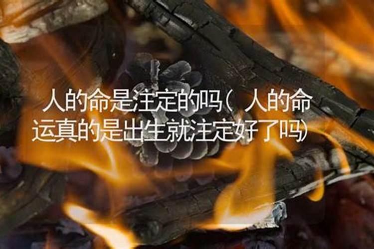 人的命运从出生就注定了吗？命运早已经注定