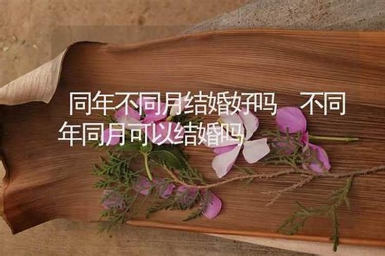 同年同月同日生能不能结婚