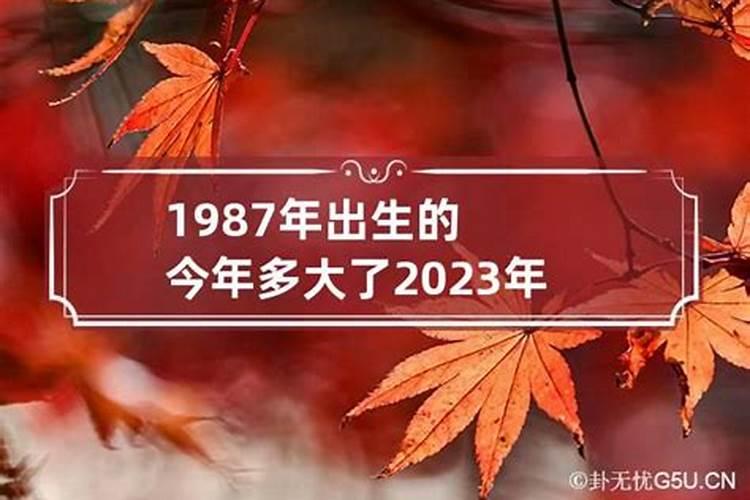 1987年1月出生2021年多大