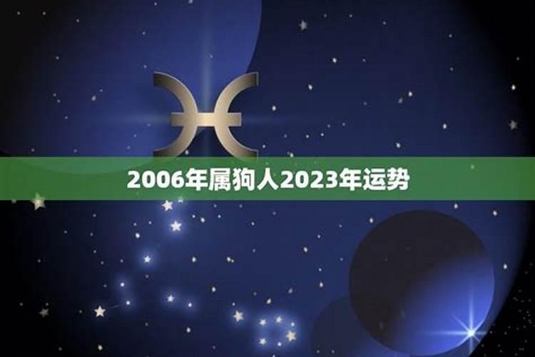 2006年属狗一生财运