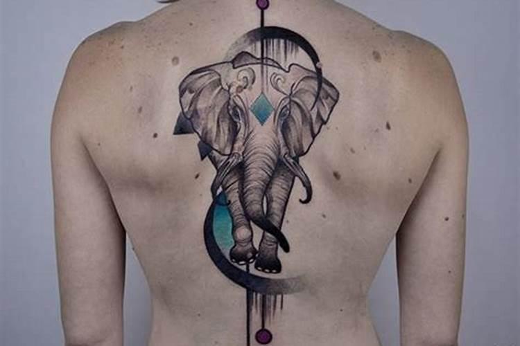 梦见后背纹身大象什么意思