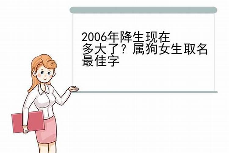 2006年属狗的起名字女